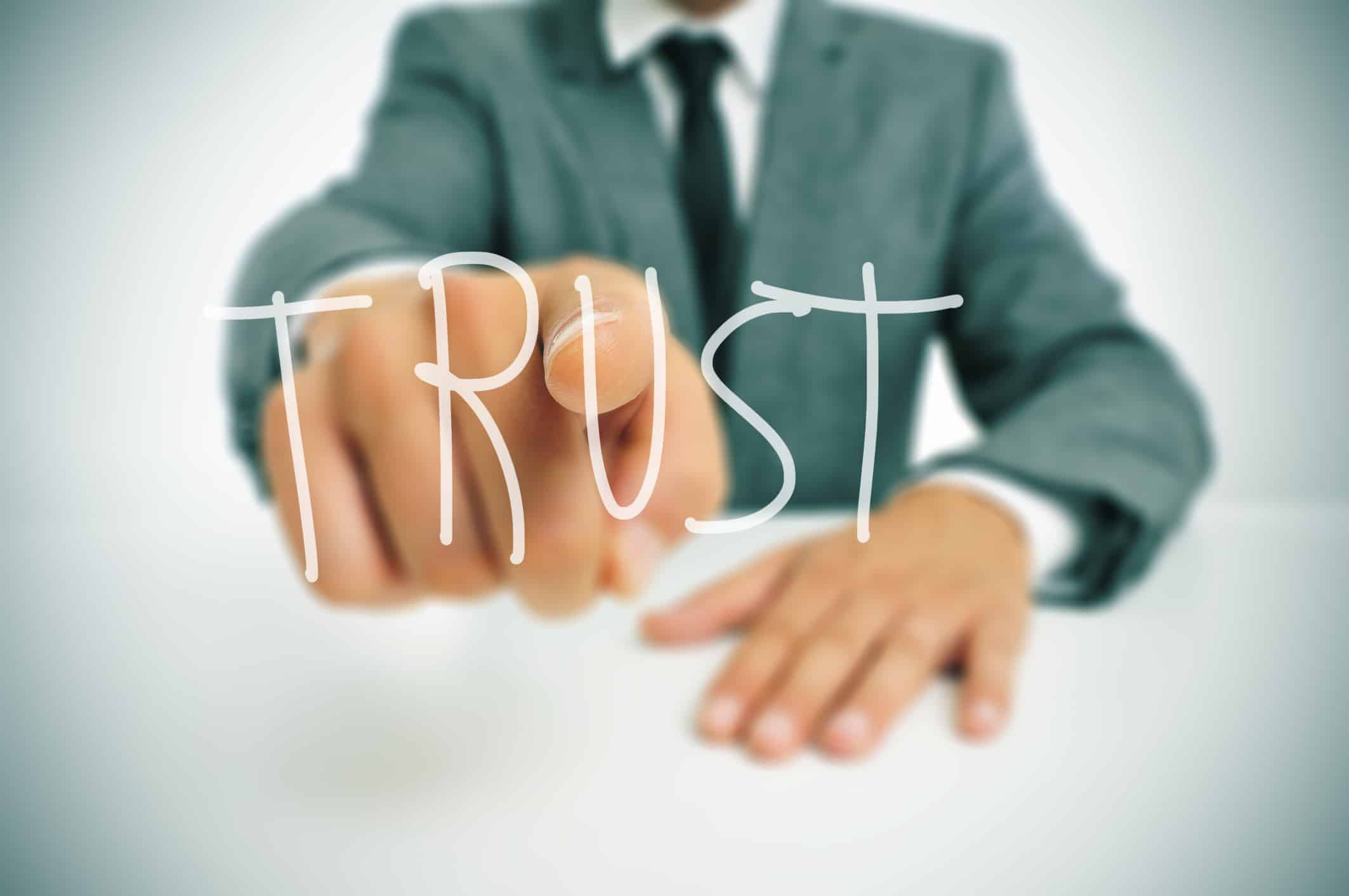 in trust